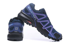 Black and purple Salomon outdoor casual retro SPEED CROSS 4 surface hiking sneakers women's hiking shoes 36-42