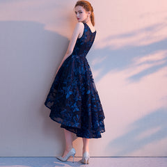 Ladies Double Shoulder Sleeveless Front Short Back Long Party Evening Dress L561