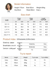 Pink chiffon elegant ruffled pleated dress