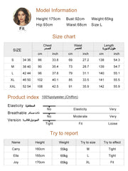 Black elegant fringed chiffon waist dress