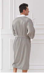 Couple's pajamas homewear night gown bathrobe steam sauna bathrobe