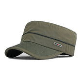 New Quick Dry Military Hats Men Summer Flat Top Caps Outdoor Sport Quick Drying Army Cap Breathable Mesh Hat Running Cap Dad Hat