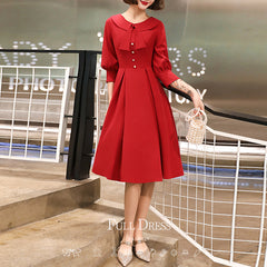 Student graduation dress short ladies birthday party dress holiday dress simple