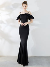 Ma'am Slim grandeurnoble strapless long-style Evening dress black party fashion Dress