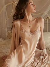 New Sexy Nightdress Ice Silk Camisole Pajamas Set
