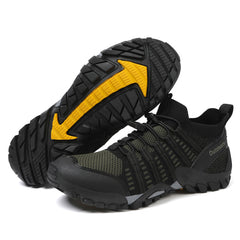 New outdoor swimming shoes hiking shoes flying woven non-slip walking shoes men's shoes