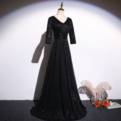 Best-selling new black dress femininity art test host chorus conductor piano performance clothing annual meeting evening dress dress