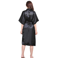 ملابس نوم النساء الزفاف الزفاف الماس رداء ملابس خاصة بُرنس حمام نسائي ثوب النوم العروس رداء وصيفه الشرف حبل من الحرير النساء الملابس