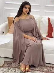 elegant chiffon waist dress