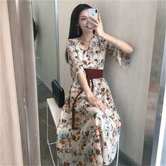 Women's Tunic Hanfu Elegant Dress Summer Casual Women's Dress Women's Clothing Y2k Clothing Fashion Women's Flower Dress