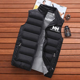 Autumn Winter New Hot Men Vest Casual Stand-up collar Sleeveless Jackets Fashion Male Waistcoat Winter Vest Plus Size  Clothing Men