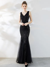 Ma'am sexy Slim Sequins Embroidery Jacobs long-style Evening dress