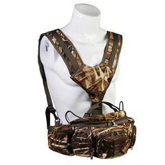 Outdoor camouflage waist bag sports bag wear-resistant shoulder camouflage backpack flannel tactical bag