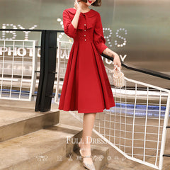 Student graduation dress short ladies birthday party dress holiday dress simple