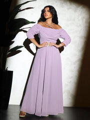 elegant chiffon waist dress