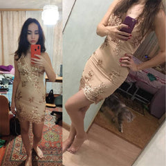 club outfits Sequins Summer Dress Women Mini Black bodycon Party dress vintage woman sukienki Dresses vestidos clothes 2021