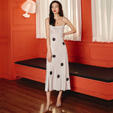 بيجامة نسائية جديدة لعام 2022 بياقة صيفية أنيقة للسيدات من الحرير الجليدي والساتان ملابس منزلية تنورة رفيعة معلقة