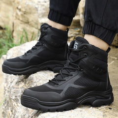 2023 جديد الشتاء أحذية أحذية السلامة الرجال أحذية عمل عالية الجودة المضادة للثقب مكافحة تحطيم غير قابل للتدمير أحذية أحذية التنزه 7