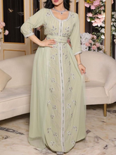 green hot drill jalabiya