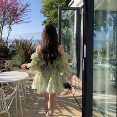 summer dress 2023 holiday sexy elegant casual women's party mini Short korean backless beach outfits floral boho dresses .