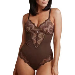 European and American corset sexy V-neck body sculpting jumpsuit summer lace waist ladies breathable sling underwear