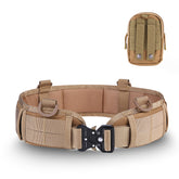 Multifunction Outdoor MOLLE Tactical Battle Belt Hunting Set Belt Military Inner Waist Belt With Phone Tool Bag For CS Shooting