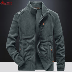 Winter Bomber Jacket Men's Tactical Soft Shell Fleece Hiking Jacket Streetwear Travel Mountain Military Camping Wear Men's Clothing