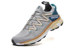 Gray blue brown Salomon outdoor casual retro XT RUSH lightweight knitted sports shoes men's hiking shoes 40-45