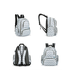 Multifunctional Waterproof Mummy Bag Large Capacity Backpack Simple Three-Piece Set European and American Mother and Baby Backpack