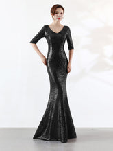 فستان سهرة مثير للسيدات طويل الطراز نحيف لحفلات وصيفة العروس فستان كامل