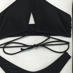 Sea Voice Swimwear Cross-border European Sexy Bikini Split Four-piece Swimsuit Women's New Bikini with Sunscreen Sleeves