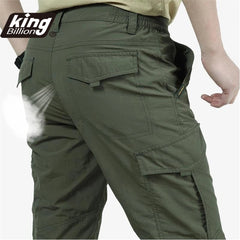 KB Men's Lightweight Tactical Pants Breathable Summer Casual Army Military Long Trousers Male Waterproof Quick Dry Pants