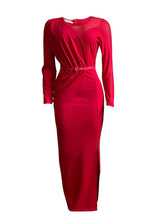 انظر من خلال كم طويل تول كشكش شق طويل ماكسي Dresse 2022 الصيف مساء فستان الحفلات النسائية غير النظامية سليم Bodycon فستان