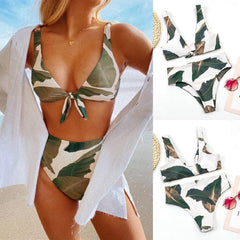 Fashion Swimsuit Women Swimming Suit Printing Siamese Push up Pad Swimwear Women Swimsuit Beachwear Bathing Suit Biquini