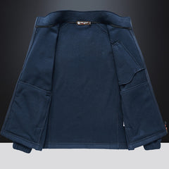 Winter Bomber Jacket Men's Tactical Soft Shell Fleece Hiking Jacket Streetwear Travel Mountain Military Camping Wear Men's Clothing