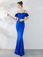 سيدتي Slim Grandeurnoble فستان سهرة طويل بدون حمالات فستان أسود للحفلات