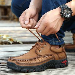 Men's shoesLeather men's casual shoesOutdoor hiking shoes