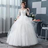 Wedding dress 2022 new style thin tutu skirt simple wedding Korean version  starry sky Hepburn series go out yarn
