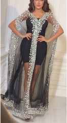 Sexy Bronzing Cloak Ball Gown Dress New