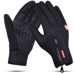 Polar fleece Male Female Sport Neutral Simple Autumn and winter Insulation cotton Touch screen Gloves