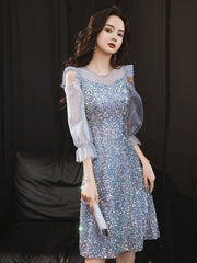 فستان سهرة جديد مطرز بالترتر فستان أنوثة صيفي صغير للرجال خفيف فاخر مكانة المضيف الخطوبة وصيفة الشرف