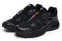 Outdoor Casual SALOMON XT6 ADVANCED Black Grey Retro Running Shoe Sizes 40-46