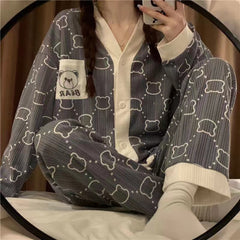 Spring new women's double-length cardigan creative pattern cotton pit clause fabric supple