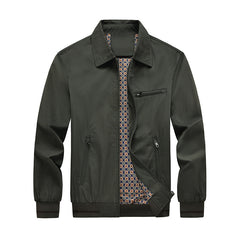 Men's jacket new fashion handsome young and middle-aged outdoor tooling military jacket coat simple trend all-match men's clothing