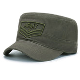 Spring and autumn new outdoor flat cap men's cotton sunshade camouflage military cap fashion simple letter outdoor hat