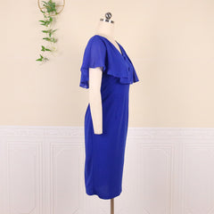 Bodycon Dress V Neck Sleeveless Office Lady Work Casual Evening Birthday Party Robes Plus Size 4XL 5XL Summer New Fashion