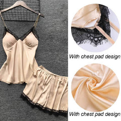 4PC Silk Robe Sleep Suit Womens Lace Satin Pajamas Gown Set V Neck Cami Nighties Wear Pijama Home Nightwear Spring Nightdress