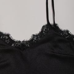 Women's fashion silk striped loungewear set