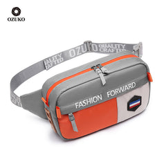 Ozuko Running Custom Hiking Sport Women Sling Bags Crossbody Fashion Waterproof Waist Bag