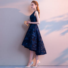 Ladies Double Shoulder Sleeveless Front Short Back Long Party Evening Dress L561